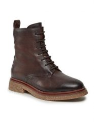 Marc O'Polo Botki 308 13616301 136 Brązowy. Brązowe botki Marc O'Polo, bez wzorów, ze skóry, bez obcasa, na płaskiej podeszwie, bez zapięcia. Za 999.99 zł.