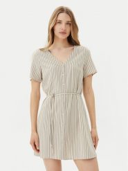 Vero Moda Sukienka letnia Mymilo 10322976 Beżowy Loose Fit. Brązowe sukienki Vero Moda, na lato, m, bez wzorów, z wiskozy, bez kołnierzyka, bez ramiączek. Za 109.99 zł.