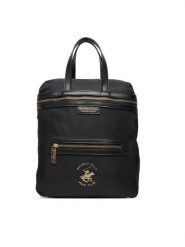 Beverly Hills Polo Club Plecak BHPC-H-002-07 Czarny. Czarne plecaki Beverly Hills Polo Club, bez wzorów, z materiału. Za 129.99 zł.