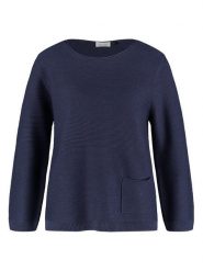 Gerry Weber Sweter w kolorze granatowym rozmiar: 42. Niebieskie swetry Gerry Weber, bez wzorów, z bawełny, bez ramiączek. Za 195.95 zł.