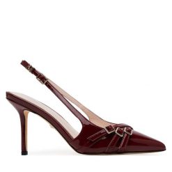 Szpilki Marciano Guess. Czerwone szpilki Marciano Guess, z aplikacjami, bez obcasa, na szpilce, bez zapięcia. Za 669.99 zł.