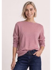 Street One Sweter w kolorze jasnoróżowym rozmiar: 38. Różowe swetry Street One, bez wzorów, bez ramiączek. Za 100.45 zł.
