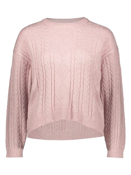 ONLY Sweter w kolorze jasnoróżowym rozmiar: L. Różowe swetry Only, l, bez wzorów, z materiału, bez ramiączek. Za 66.47 zł.