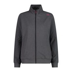 Damska bluza zapinana na zamek CMP. Szare bluzy CMP, s, bez wzorów, z materiału, bez kaptura. Za 248.75 zł.