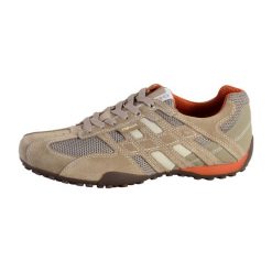 Trenerzy Geox Snake Scam.+Mesh. Brązowe obuwie sportowe Geox, z meshu, bez zapięcia. Za 462.50 zł.