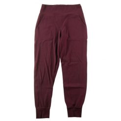 Second life - Legginsy damskie krótkie bordeaux - Jak nowy. Czerwone legginsy LULULEMON, s, bez wzorów, z materiału, krótkie. Za 170.36 zł.