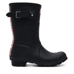 Kalosze Hunter. Czarne kalosze Hunter, bez wzorów. Za 419.99 zł.