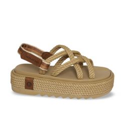 Sandały damskie na wysokiej platformie Bordum. Czarne sandały Aulp, bez wzorów, z kauczuku, boho, z otwartym noskiem, bez obcasa, na platformie, bez zapięcia. Za 499.99 zł.