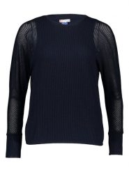 Street One Sweter w kolorze czarnym rozmiar: 36. Czarne swetry Street One, bez wzorów, ze splotem, bez ramiączek. Za 65.85 zł.