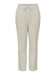 Vero Moda Spodnie "Jesmilo" w kolorze kremowym rozmiar: XL. Brązowe spodnie materiałowe Vero Moda, na imprezę, s, bez wzorów, z materiału. Za 92.42 zł.
