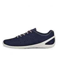 Ecco Skórzane sneakersy "Biom Everyday" w kolorze granatowym rozmiar: 39. Niebieskie trampki ecco, bez wzorów, ze skóry, bez zapięcia. Za 331.75 zł.