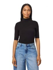 Scotch & Soda Koszulka w kolorze czarnym rozmiar: S. Czarne bluzki Scotch & Soda, s, bez wzorów, bez kołnierzyka, bez ramiączek. Za 109.95 zł.