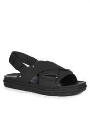 EMU Australia Sandały Lyrebird 2.0 W13068 Czarny. Czarne sandały EMU Australia, bez wzorów, ze skóry, bez obcasa, na płaskiej podeszwie, bez zapięcia. Za 439.99 zł.