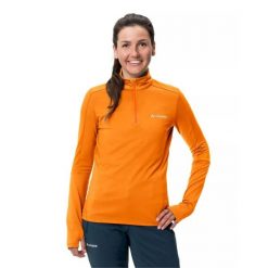Bluza trekkingowa damska Vaude Livigno Halfzip II techniczna. Brązowe bluzy Vaude, xs, bez wzorów, z elastanu, bez kaptura. W wyprzedaży za 239.00 zł.