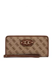 Guess Portfel Samantha Slg SWJG23 13146 Beżowy ciemny. Brązowe portfele Guess, z aplikacjami, z materiału. Za 294.99 zł.