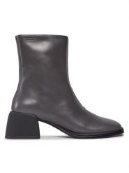 Vagabond Shoemakers Botki Ansie 5445-001-18 Szary. Szare botki Vagabond Shoemakers, bez wzorów, ze skóry, bez obcasa, na słupku, bez zapięcia. Za 769.99 zł.