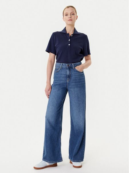 Lee Jeansy Stella 112370893 Niebieski Wide Leg. Niebieskie jeansy Lee, bez wzorów. Za 359.99 zł.