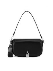 DeeZee Torebka MDP-L-029-06 Czarny. Czarne listonoszki DeeZee, bez wzorów, z materiału, bez dodatków. Za 129.99 zł.