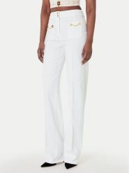 Elisabetta Franchi Jeansy PJ-25D-61E2 Biały Regular Fit. Białe jeansy Elisabetta Franchi, bez wzorów. Za 1,659.00 zł.