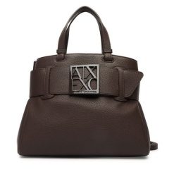 Torebka Armani Exchange. Brązowe torebki klasyczne Armani Exchange, bez wzorów, bez dodatków. Za 709.99 zł.