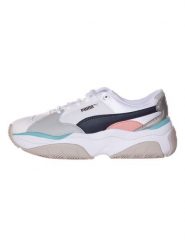 Puma Sneakersy "Storm. Y Metallic" w kolorze biało-beżowym rozmiar: 36. Białe trampki Puma, bez wzorów, bez zapięcia. Za 135.17 zł.