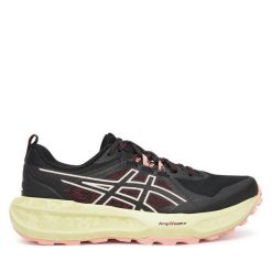 Buty do biegania Asics. Czarne obuwie sportowe Asics, bez zapięcia, do biegania. Za 449.99 zł.