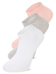 Calvin Klein Damskie skarpetki do trampek w 3-paku Kobiety biały|szary|różowy jednolity, 39-42. Białe skarpety Calvin Klein, bez wzorów, z bawełny. Za 74.95 zł.