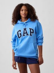 GAP Bluza w kolorze błękitnym rozmiar: XL. Niebieskie bluzy GAP, xl, bez wzorów, z kapturem. Za 93.07 zł.