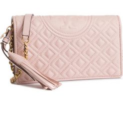 Torebka TORY BURCH - Fleming Wallet 50263 Shell Pink 652. Czerwone torebki klasyczne Tory Burch, bez wzorów, ze skóry, bez dodatków. Za 1,439.00 zł.