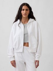GAP Bluza w kolorze białym rozmiar: S. Białe bluzy GAP, s, bez wzorów, bez kaptura. Za 149.31 zł.