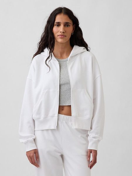 GAP Bluza w kolorze białym rozmiar: M. Białe bluzy GAP, m, bez wzorów, bez kaptura. Za 169.95 zł.