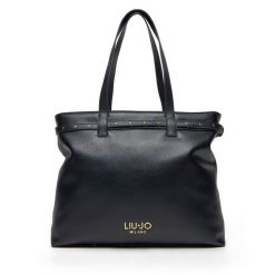 Torebka Liu Jo. Czarne shopper Liu Jo, bez wzorów, bez dodatków. Za 599.99 zł.