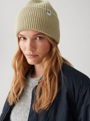 OPUS Czapka beanie w kolorze jasnozielonym rozmiar: onesize. Zielone czapki Opus, bez wzorów, z materiału. Za 60.99 zł.