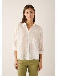 More & More Bluzka w kolorze białym rozmiar: 46. Białe bluzki More & More, bez wzorów, bez kołnierzyka, bez ramiączek. Za 210.81 zł.