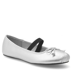 Baleriny Jenny Fairy. Szare baleriny Jenny Fairy, bez wzorów, bez obcasa. Za 59.99 zł.