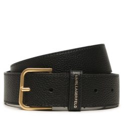 Pasek Damski KARL LAGERFELD. Czarne paski KARL LAGERFELD, bez wzorów. Za 429.99 zł.
