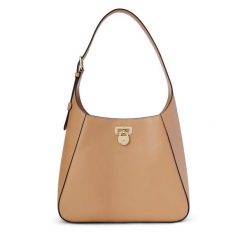 Torebka LAUREN RALPH LAUREN. Brązowe torebki klasyczne Lauren Ralph Lauren, bez wzorów, bez dodatków. Za 989.99 zł.