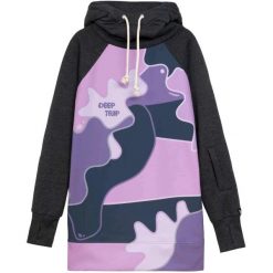 Kurtka Deep Trip Damska Outdoorowa Fibi. Czarne kurtki narciarskie DEEP TRIP, l, bez wzorów, z bawełny, bez kaptura, snowboardowy. Za 499.00 zł.