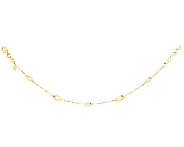 Złota bransoletka - ankier. Żółte bransoletki Apart, złote. Za 999.00 zł.