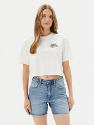 Volcom T-Shirt Alix 1 B3512505 Biały Boxy Fit. Białe t-shirty Volcom, xs, bez wzorów, z bawełny, bez kołnierzyka, bez ramiączek. Za 109.99 zł.