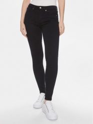 Tommy Hilfiger Jeansy WW0WW41295 Granatowy Skinny Fit. Niebieskie jeansy TOMMY HILFIGER, bez wzorów. Za 249.99 zł.