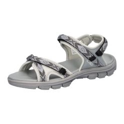 Sandały turystyczne damskie CMP Almaak Hiking. Szare sandały CMP, bez wzorów, sportowe, bez obcasa, bez zapięcia. Za 239.99 zł.