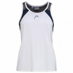 Koszulka bez rękawów damska CLUB 22 Tank Top. Białe topy Head, l, bez wzorów, z poliesteru, bez kołnierzyka, bez ramiączek. Za 146.65 zł.
