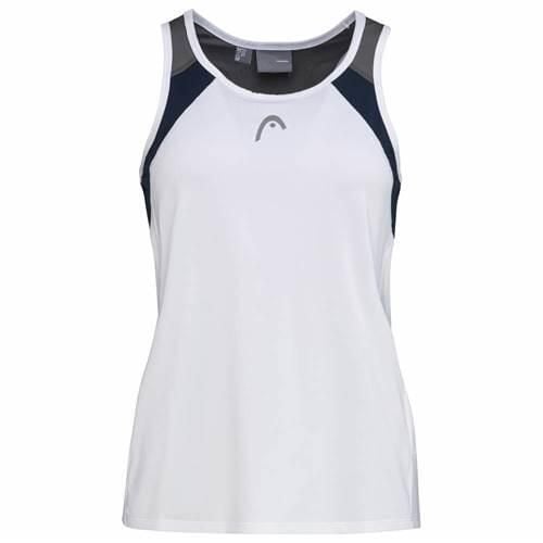 Koszulka bez rękawów damska CLUB 22 Tank Top. Białe topy Head, l, bez wzorów, z poliesteru, bez kołnierzyka, bez ramiączek. Za 177.00 zł.