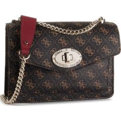 Torebka GUESS - Aline (Sg) HWSG74 37210 BRM. Brązowe torebki klasyczne Guess, z aplikacjami, ze skóry ekologicznej, bez dodatków. Za 499.00 zł.