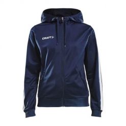 Bluza treningowa damska Craft Fullzip Pro Control. Niebieskie bluzy Craft, xl, bez wzorów, z kapturem. Za 344.00 zł.