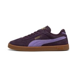 Zamszowe buty sportowe Puma Club II Era. Fioletowe obuwie sportowe Puma, z zamszu, bez zapięcia. Za 290.75 zł.