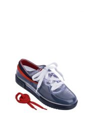 Melissa Sneakersy w kolorze niebieskim rozmiar: 43. Niebieskie trampki Melissa, bez wzorów, bez zapięcia. Za 162.49 zł.