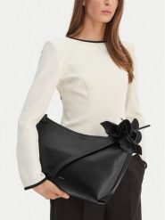 GINO ROSSI Torebka C-LDA8483 Czarny. Czarne torebki klasyczne Gino Rossi, bez wzorów, z materiału, bez dodatków. Za 229.99 zł.