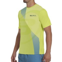 Bullpadel Brumo T-shirt. Żółte t-shirty bullpadel, bez wzorów, bez kołnierzyka, bez ramiączek. W wyprzedaży za 139.25 zł.